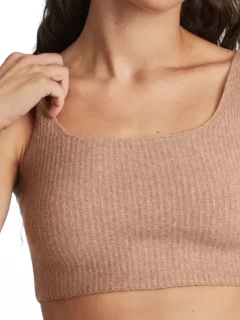 NWT Everlane The Cozy-Stretch Wool Yaki Hair Blend Tank